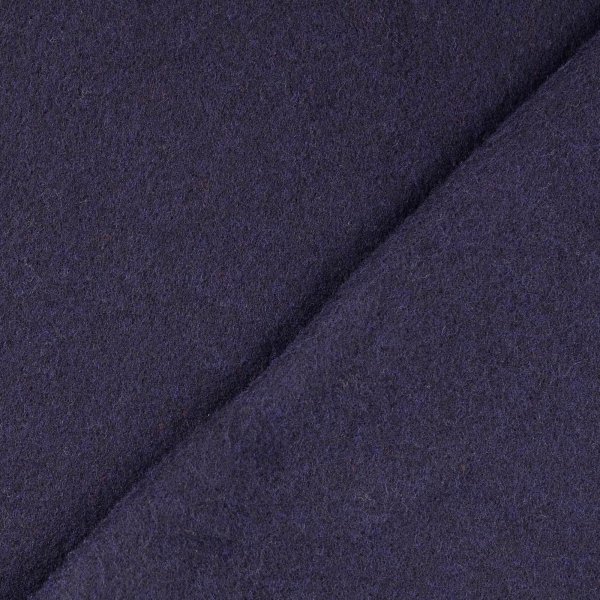 Wollfleece - uni - navy