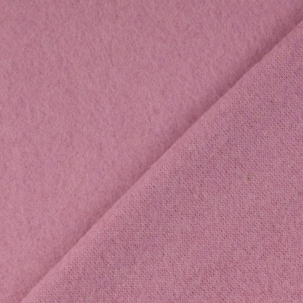 Wollfleece - uni - rosa