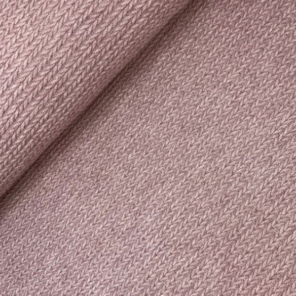 RESTSTÜCK 50cm !!! - Viskose Strick - Angora Touch Jacquard - rosa meliert