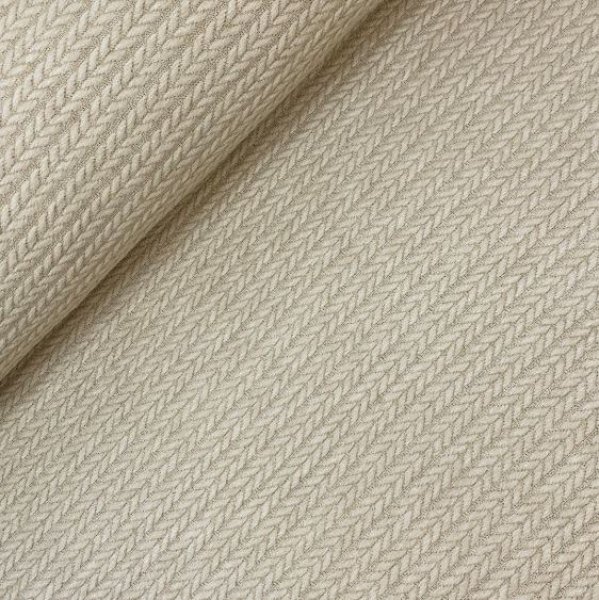 Viskose Strick - Angora Touch Jacquard - sand meliert