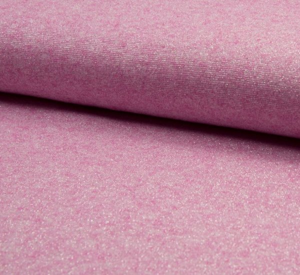 Viskose Strick - Asley - fuchsia melange Glitzer