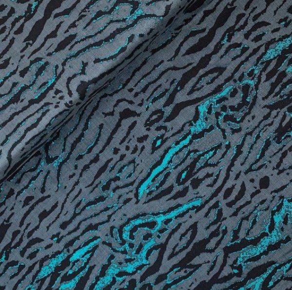 Viskose - Camouflaged Ocean - Boscage - Art Gallery Fabrics