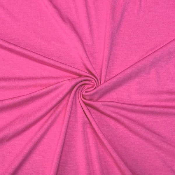 Bambus Jersey - uni - pink