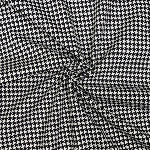 Baumwolle - Houndstooth - onyx - Checkered Elements - Art Gallery Fabrics