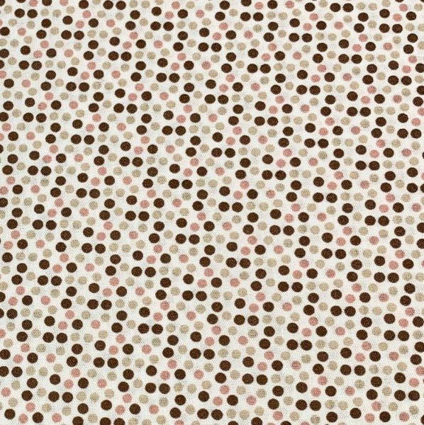 Baumwolle - Multi Dots - ecru