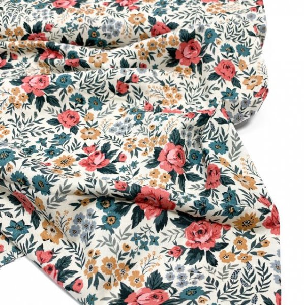 Bio Baumwolle - Rose Garden - Flora - Cloud9fabrics