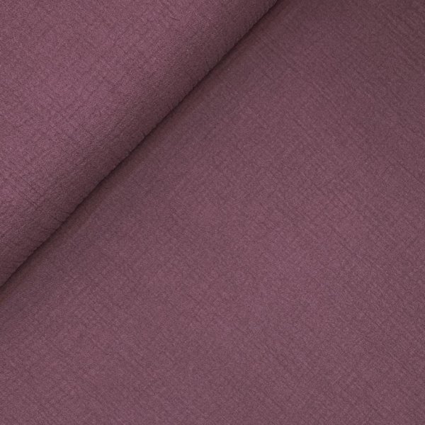 Bio Musselin - F046 - uni - aubergine