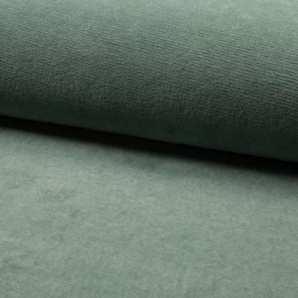 Cord Jersey - Fine Rib - dusty mint