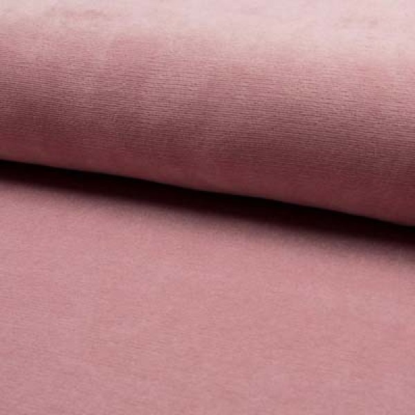 Cord Jersey - Fine Rib - dusty rose