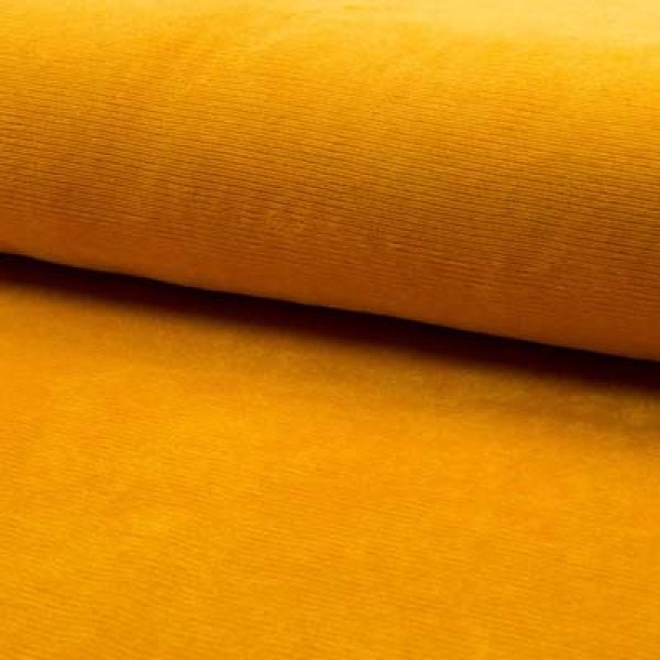 Cord Jersey - Fine Rib - ochre