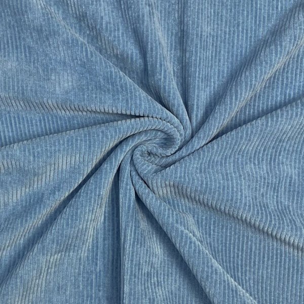 Cord Jersey - Kalifornien - dusty blue