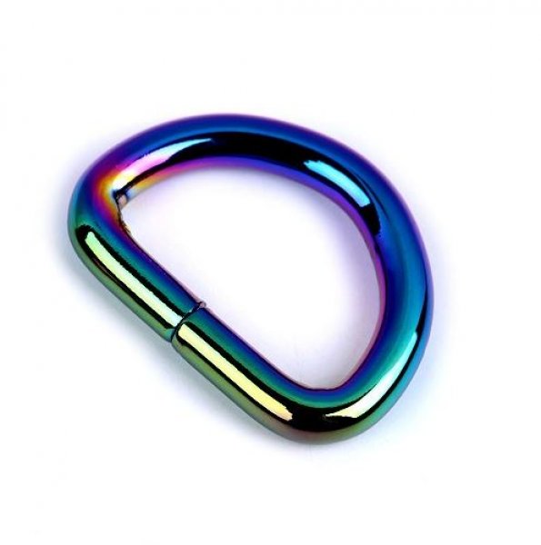 D-Ring - Regenbogen - 15 mm