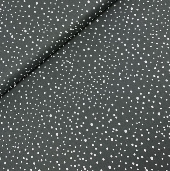 Baumwolle - Dots - grey - Popeline