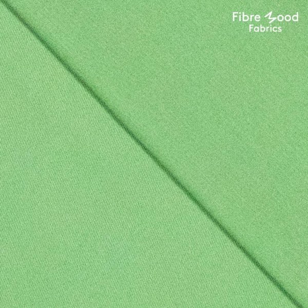 Baumwoll Twill - uni - emerised - green - Fibremood No. 27