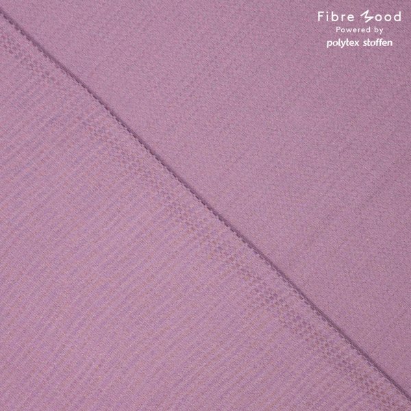 Lyocell - Jacquard Blocks - mauve - Fibremood