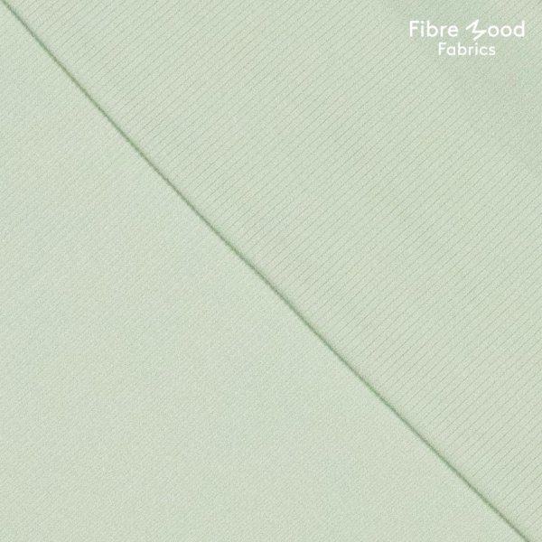 Rippenjersey - uni - light green - Fibremood No. 27