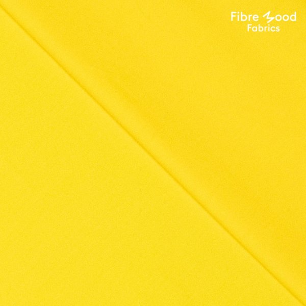 Baumwolle - Popeline - uni - yellow - Fibremood No. 27