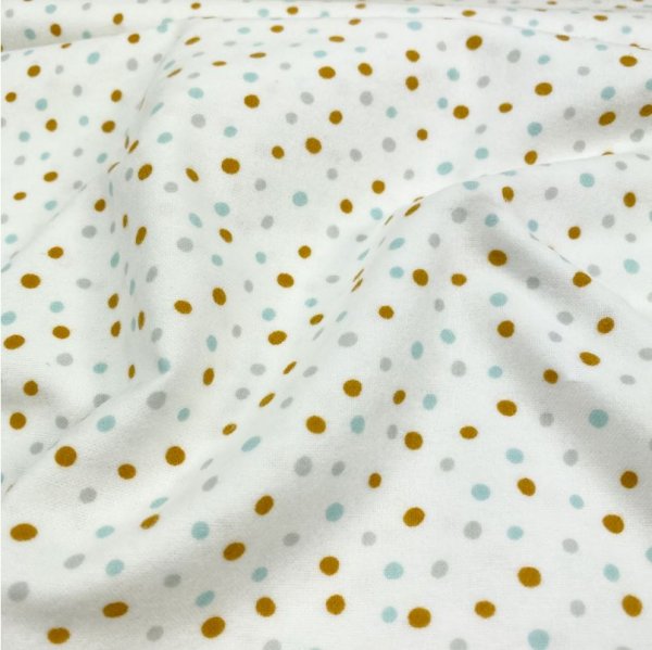 Bio Flanell - Confetti - blue multi - Northerly - Cloud9 Fabrics