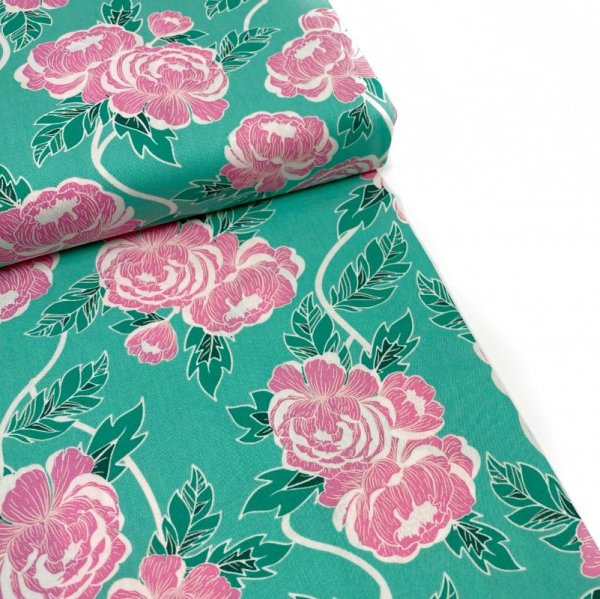 Baumwolle - Flourishing Peonies - Flowerette - Art Gallery Fabrics