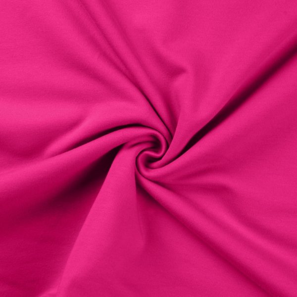 French Terry brushed - uni - fuchsia