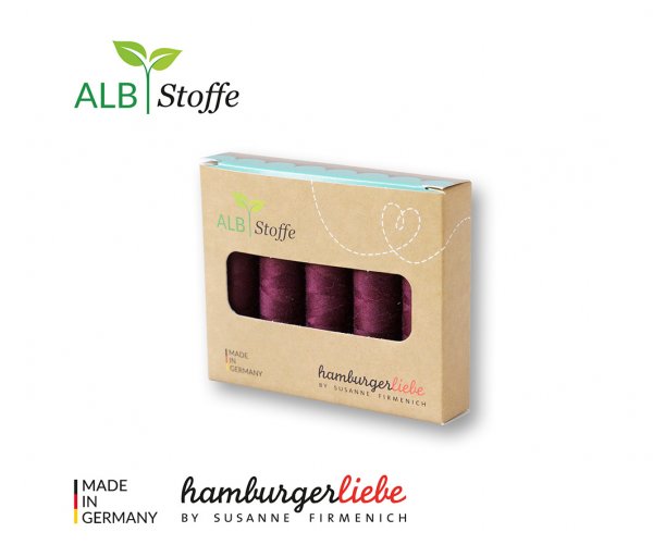 Nähgarn - Stitch me - 5er Pack - bordeaux A18 - Hamburger Liebe - Albstoffe