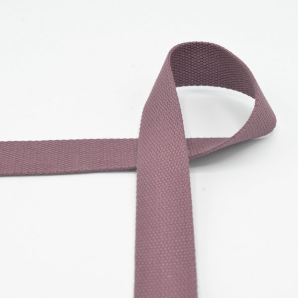 Gurtband - 30mm - uni - mauve