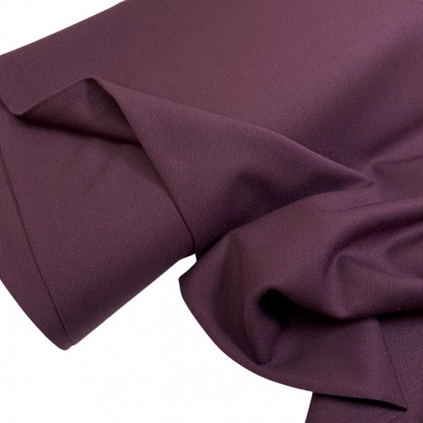 Hosenstoff - Two Way Stretch - Wool Touch - burgundy