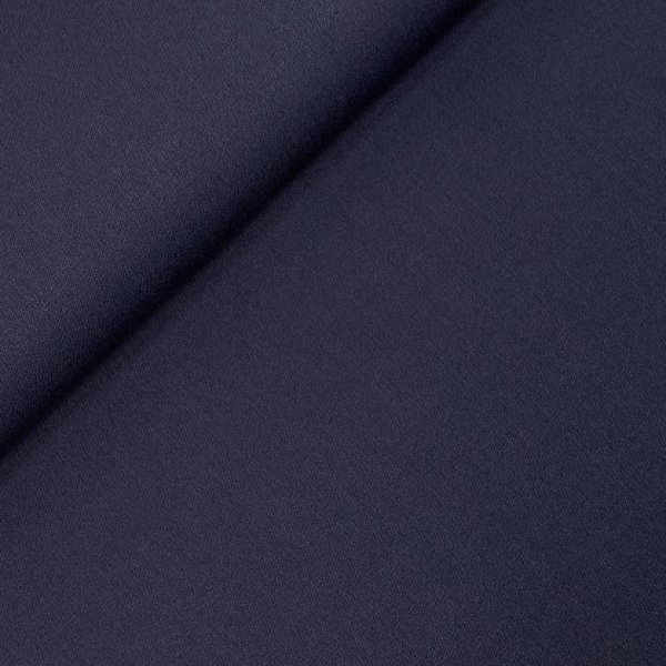 Hosenstoff - Two Way Stretch - Wool Touch - dark navy