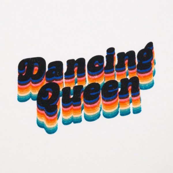 Jersey Panel - Dancing Queen - white