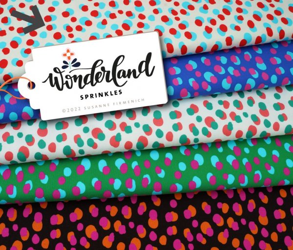 Bio Jersey - Sprinkles - Col. 01 - Wonderland - Hamburger Liebe - Albstoffe