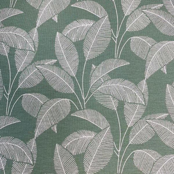 Bio French Terry - Leaves - dusty green