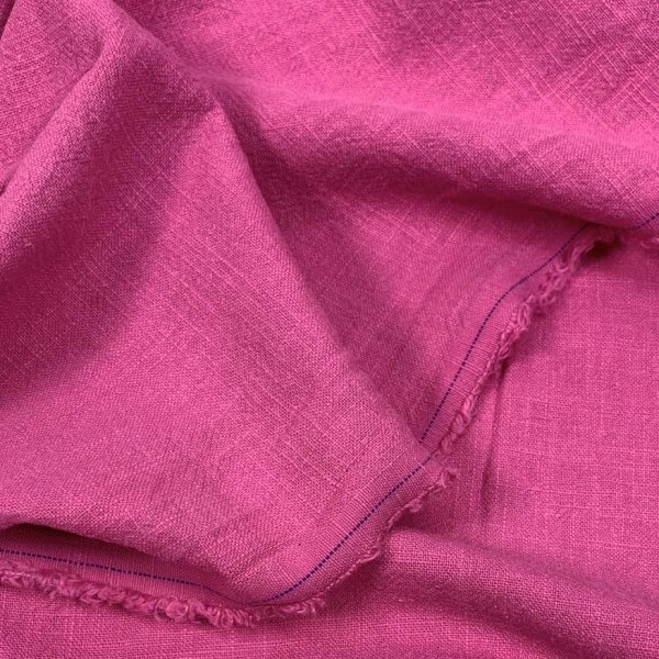 Leinen - stonewashed - fuchsia