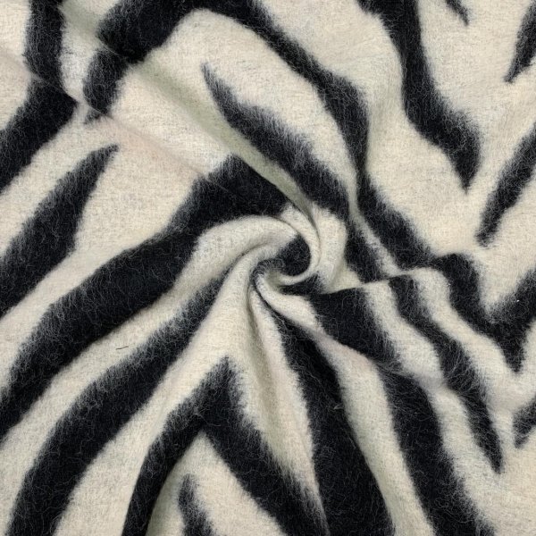 Mantelstrick - Wool - Zebra