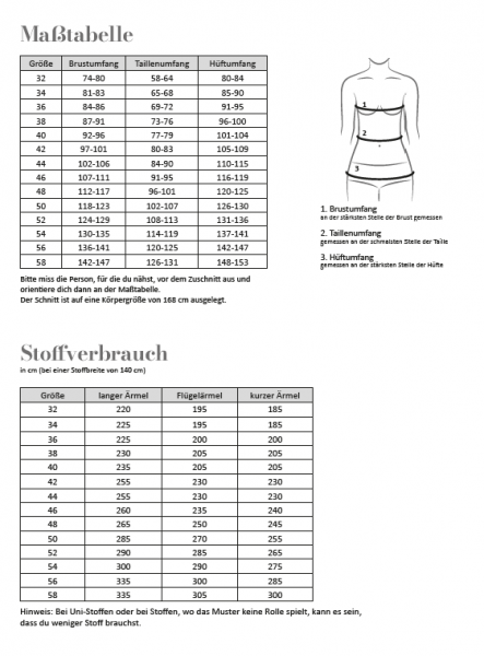 Papierschnittmuster - Wickelkleid Holly - Damen - Fadenkäfer