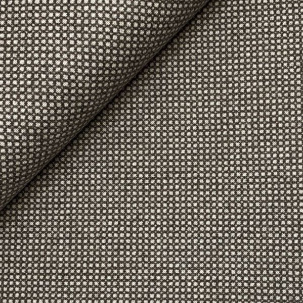 Tweed - Matteo - schlamm/naturweiß - made in Italy