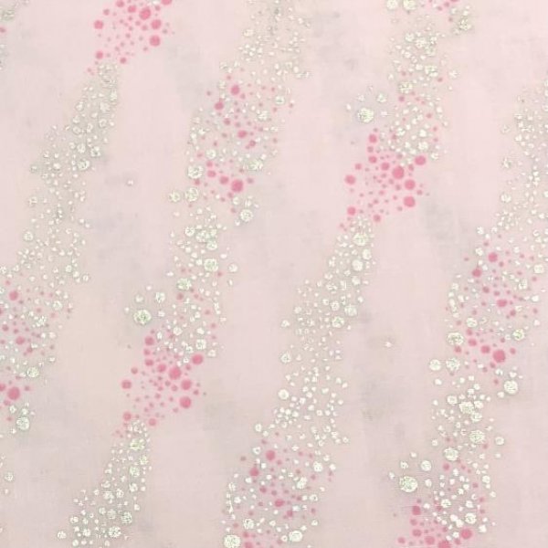 Musselin - Bubbles rosa - Rico Design