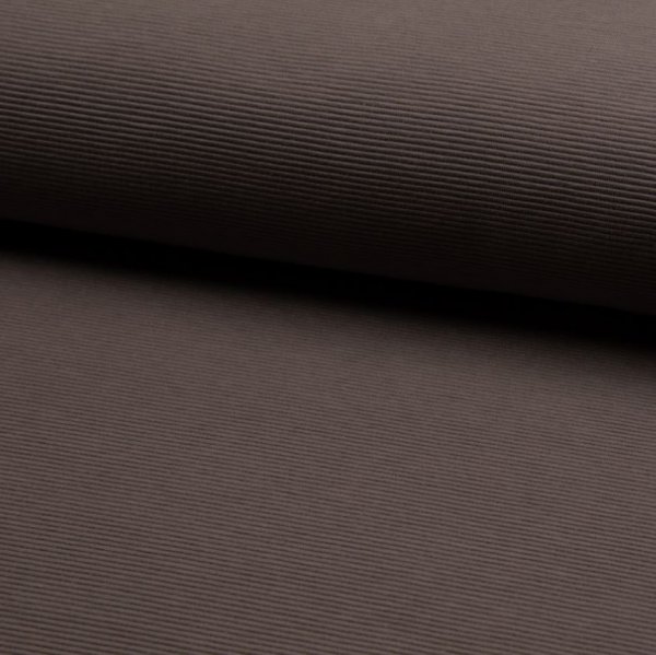 Rib Jersey - Ottoman - dusty brown