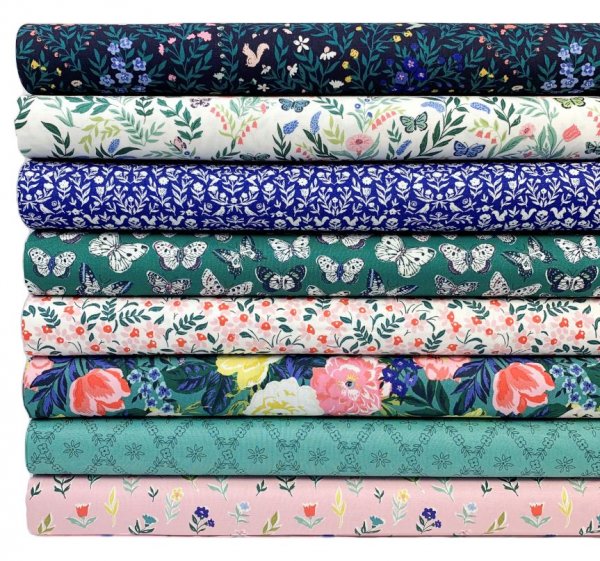 Bio Baumwolle - Perennial - Bouquet - Cloud9 Fabrics