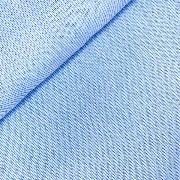 Rippstrick - Recycled Cotton - light blue