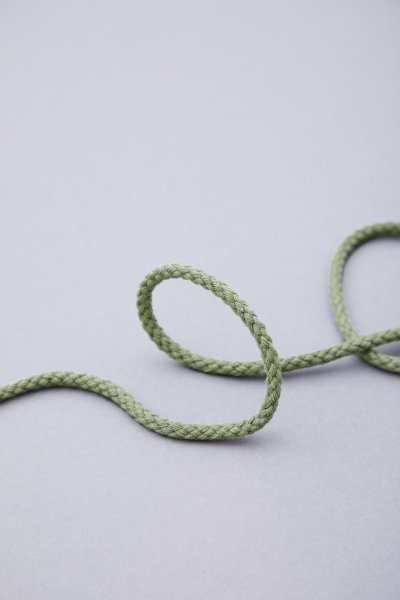 Baumwollkordel - rund - 5mm - olive green - Mind the Maker