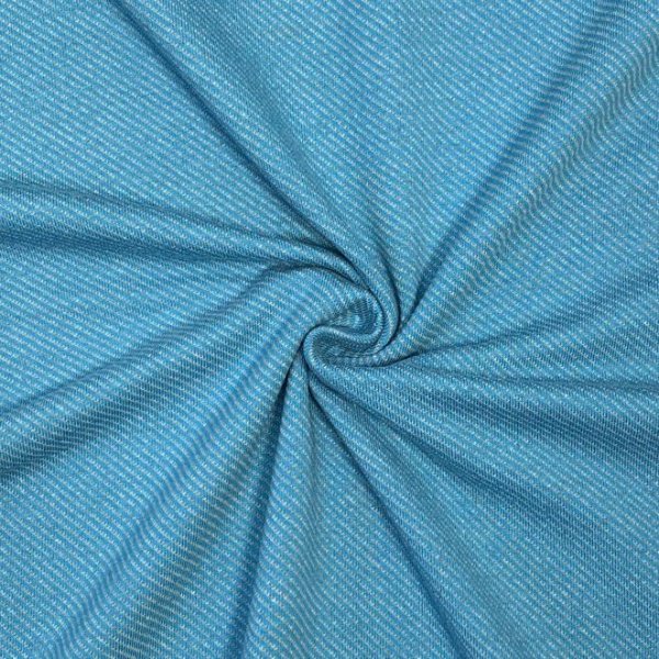 Jersey - diagonal - Serge - LIDANI - - Swafing Streifen grau/blau Jacquard