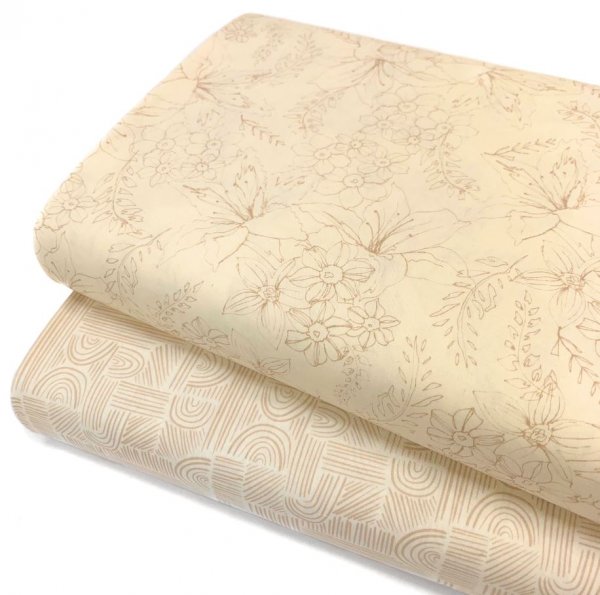 Baumwolle - Natural Bouquet - Soften the Volume - Art Gallery Fabrics