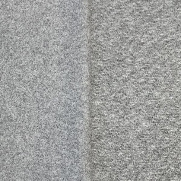 Strickjersey - brushed - Coco - grey