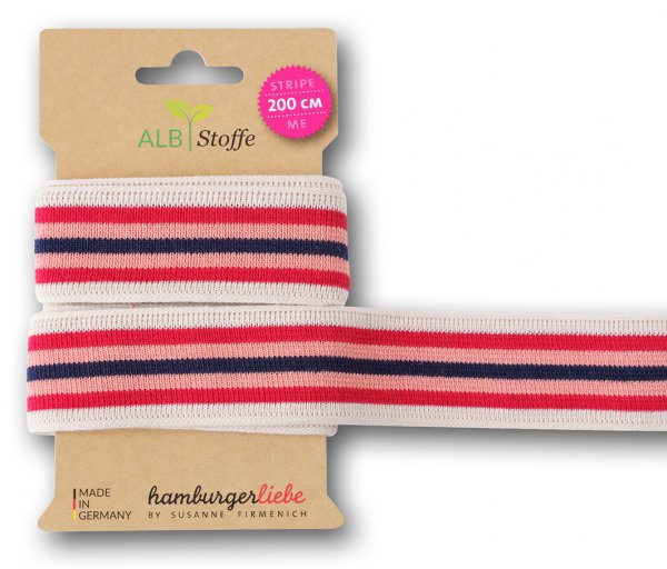 Bio Stripe - College - Col. 101 - Sakura - Hamburger Liebe