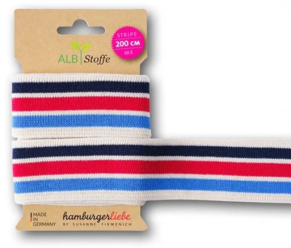 Bio Stripe - College - Col. 114 - Hamburger Liebe - Albstoffe