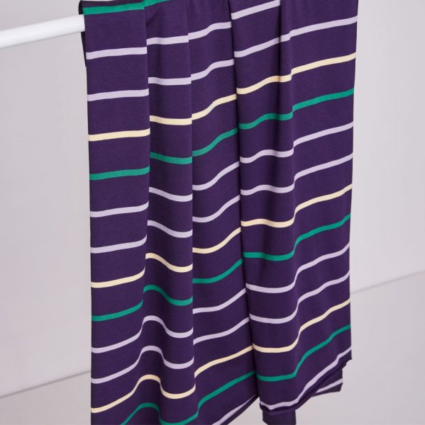 Nova Stripe mit TENCEL™ Modal - purple night - meetMilk