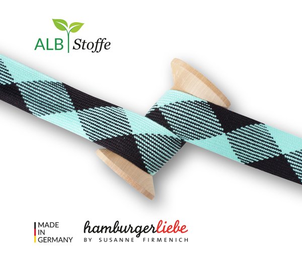 Bio Flachkordel - Twist Me - Flat - 3,5 cm - Col.22 - Albstoffe - Hamburger Liebe