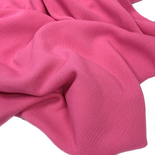 Viskose Crepe - uni - fuchsia