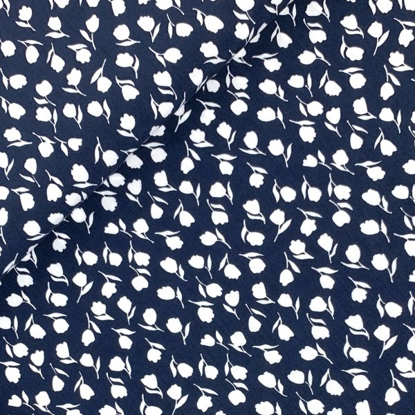 Viskose - Tulip - navy