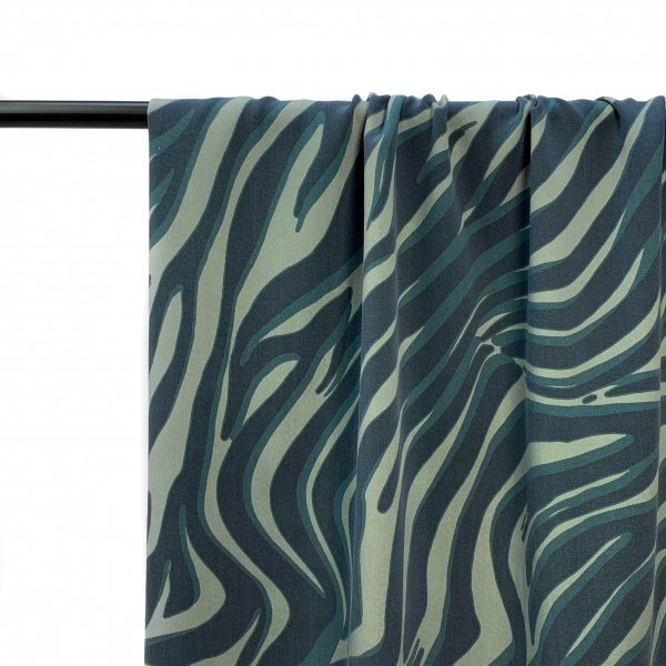 TENCEL™ Lyocell - Zebra Abena - dusty green